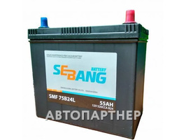SEBANG SMF 75B24L 12В 6ст 55 а/ч оп тонк.кл.